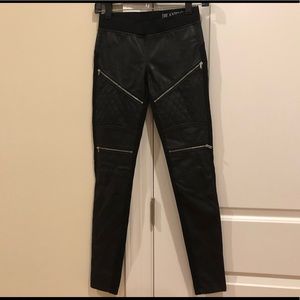 BlankNYC Faux Leather Zipper Pants/Legging